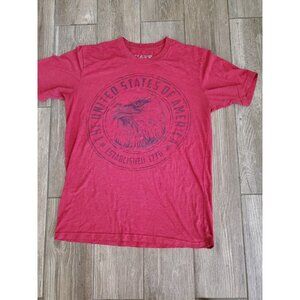 GALT  United States Of America USA  Heather Red T Shirt  Size Medium